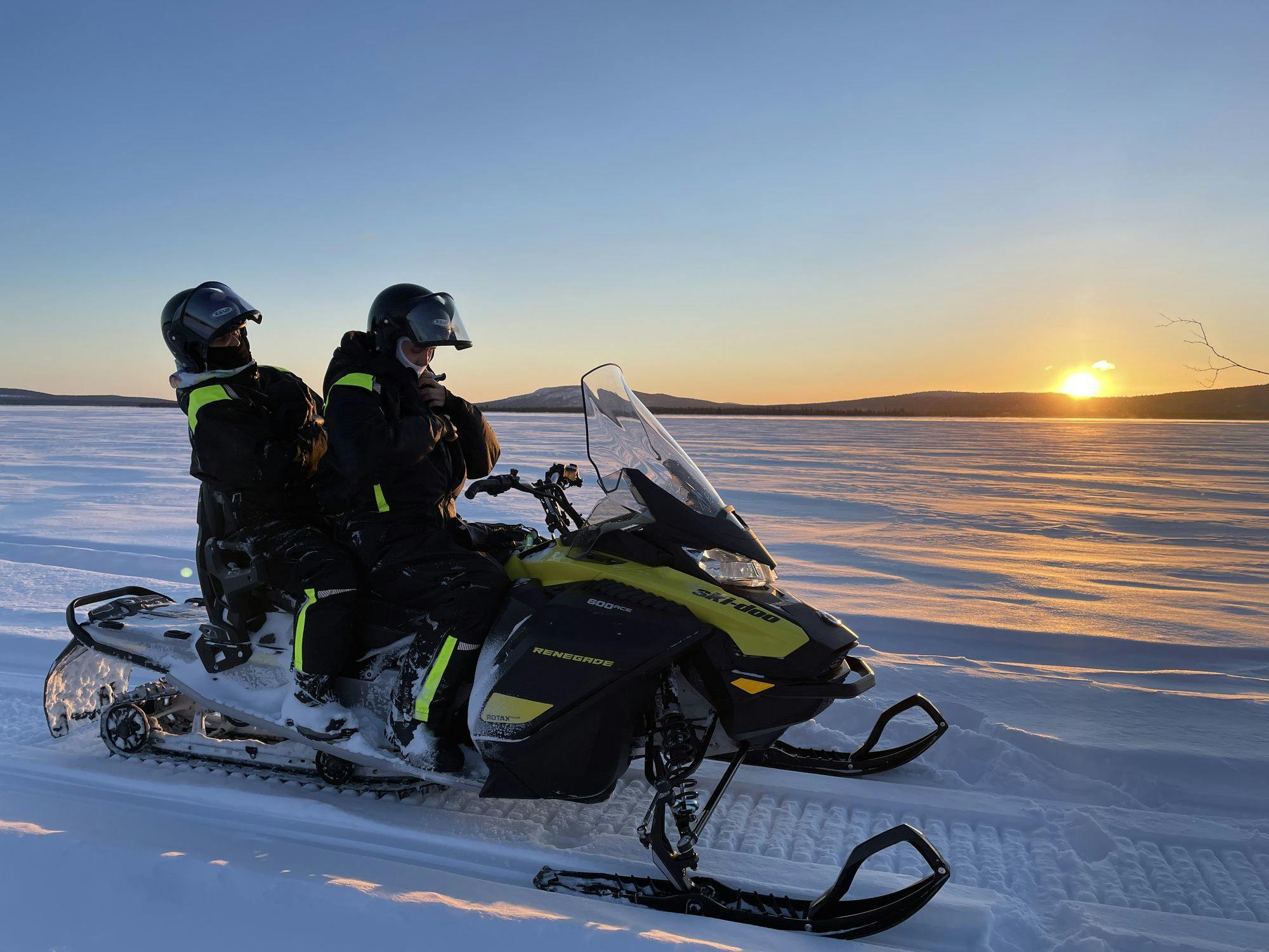 Day Snowmobile Adventure in Kiruna