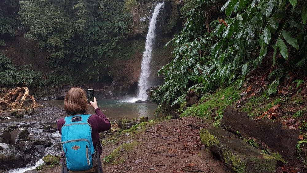 Hiking to the Waterfalls of Lomba de São Pedro