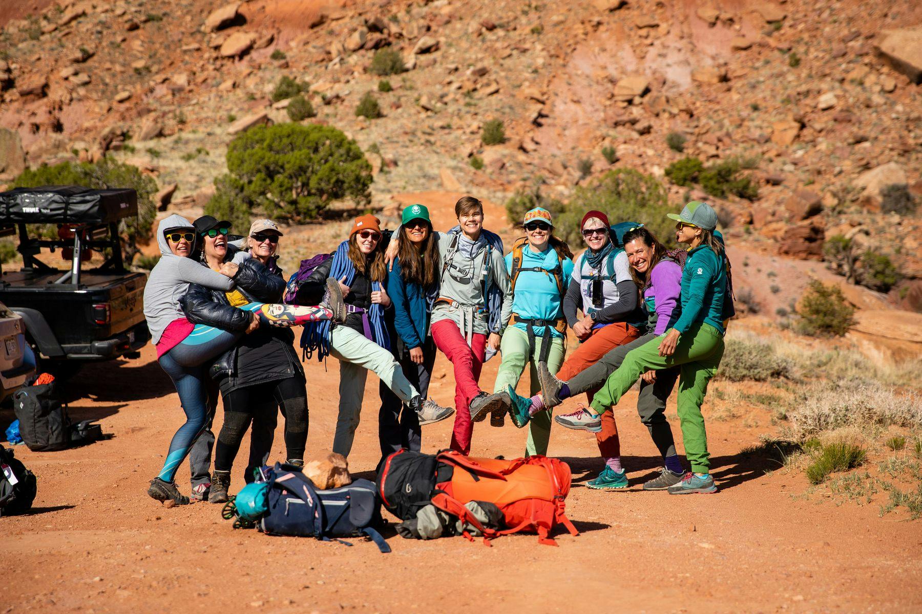 Indian Creek Women's Crack Climbing Retreat: 4 Days of Climbing, Life Coaching, Yoga, Thai Massage