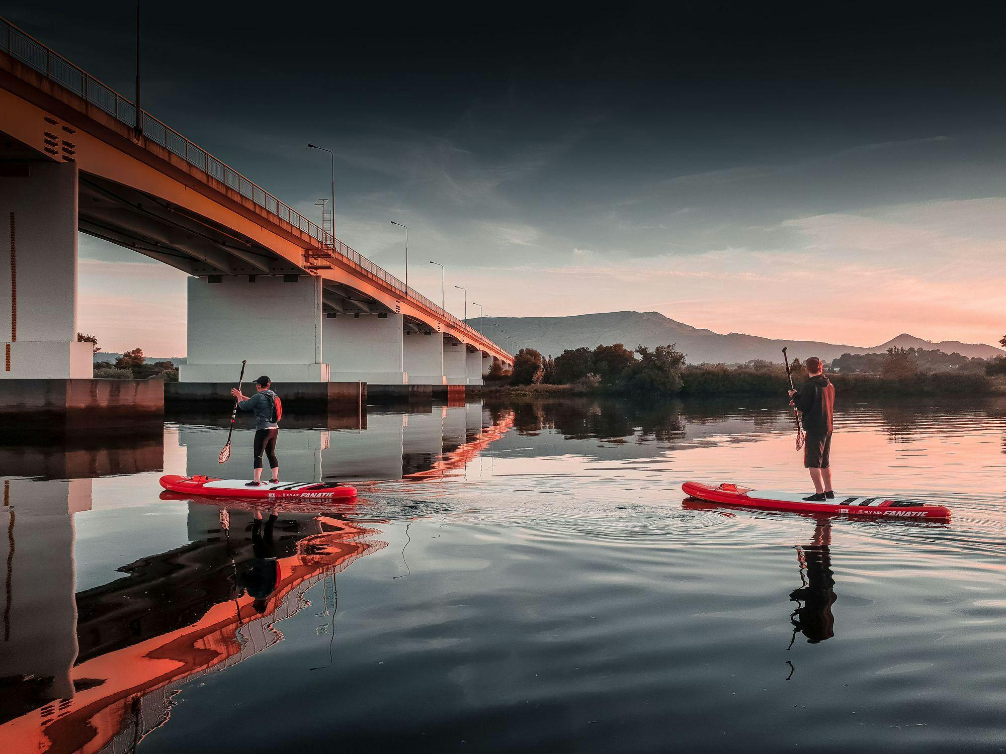 Portugal's Golden Hour Atop a Paddle board