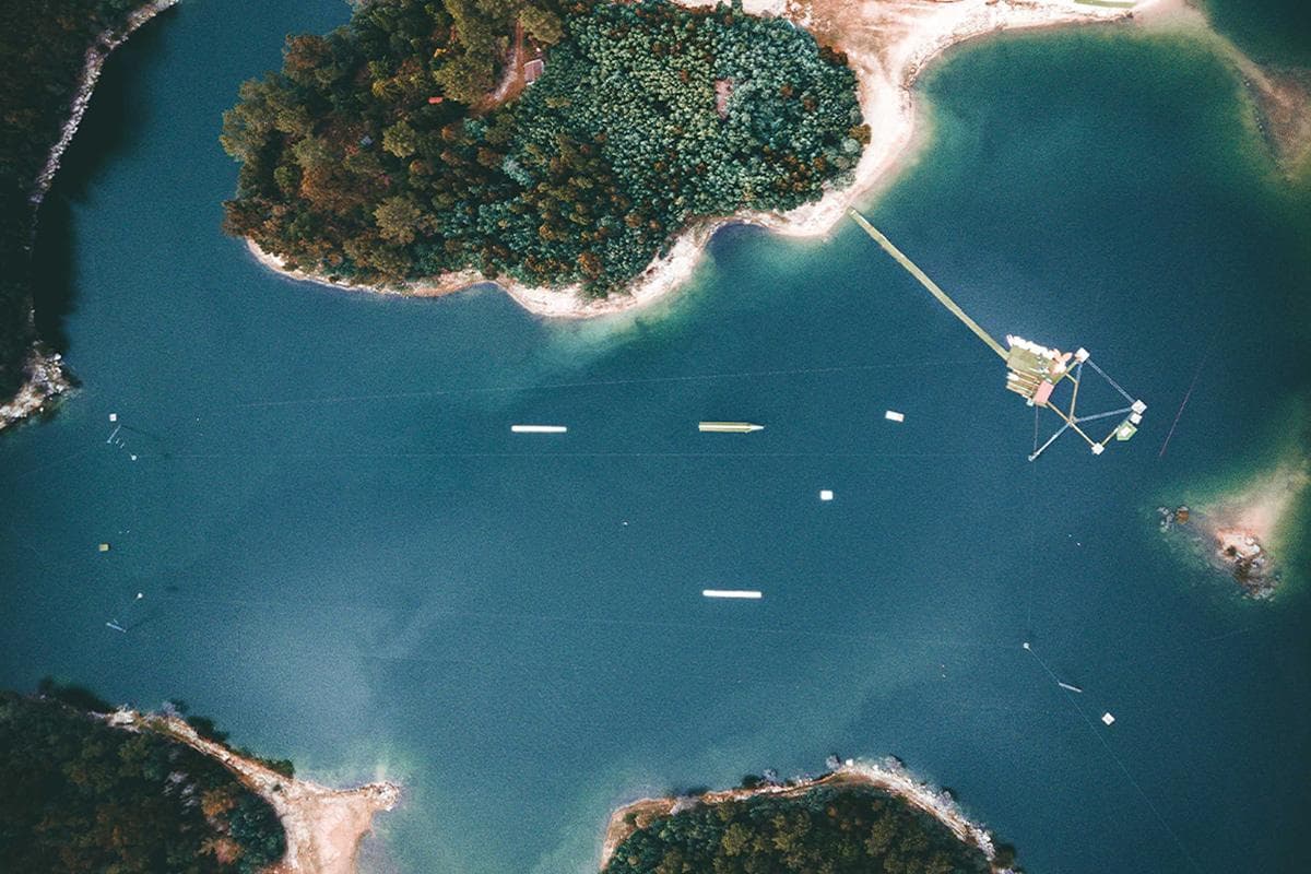 Wakeboarding in Paradise