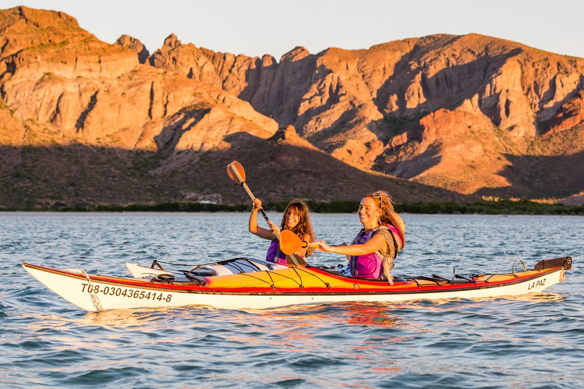 Kayaking in the Sea of Cortez