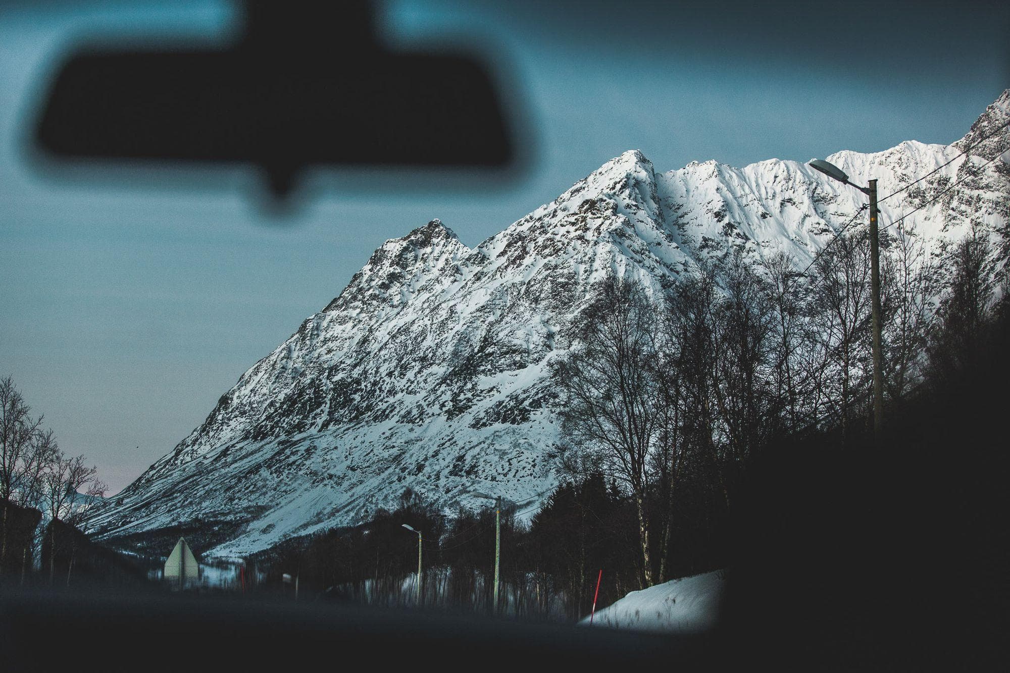 Arctic Fjord Sightseeing with a Mini Bus