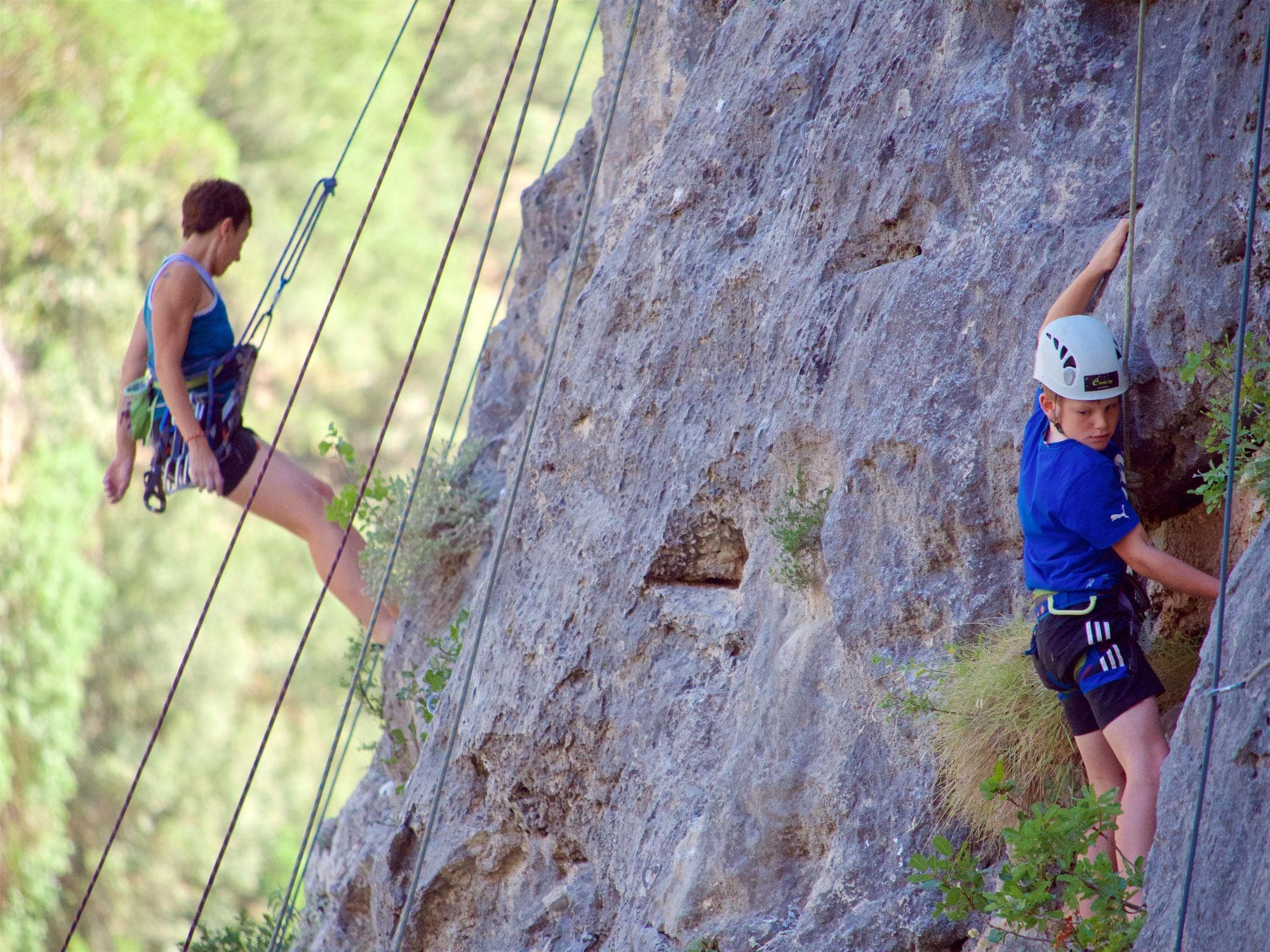 Rock Climbing in Lagada Climbing Park