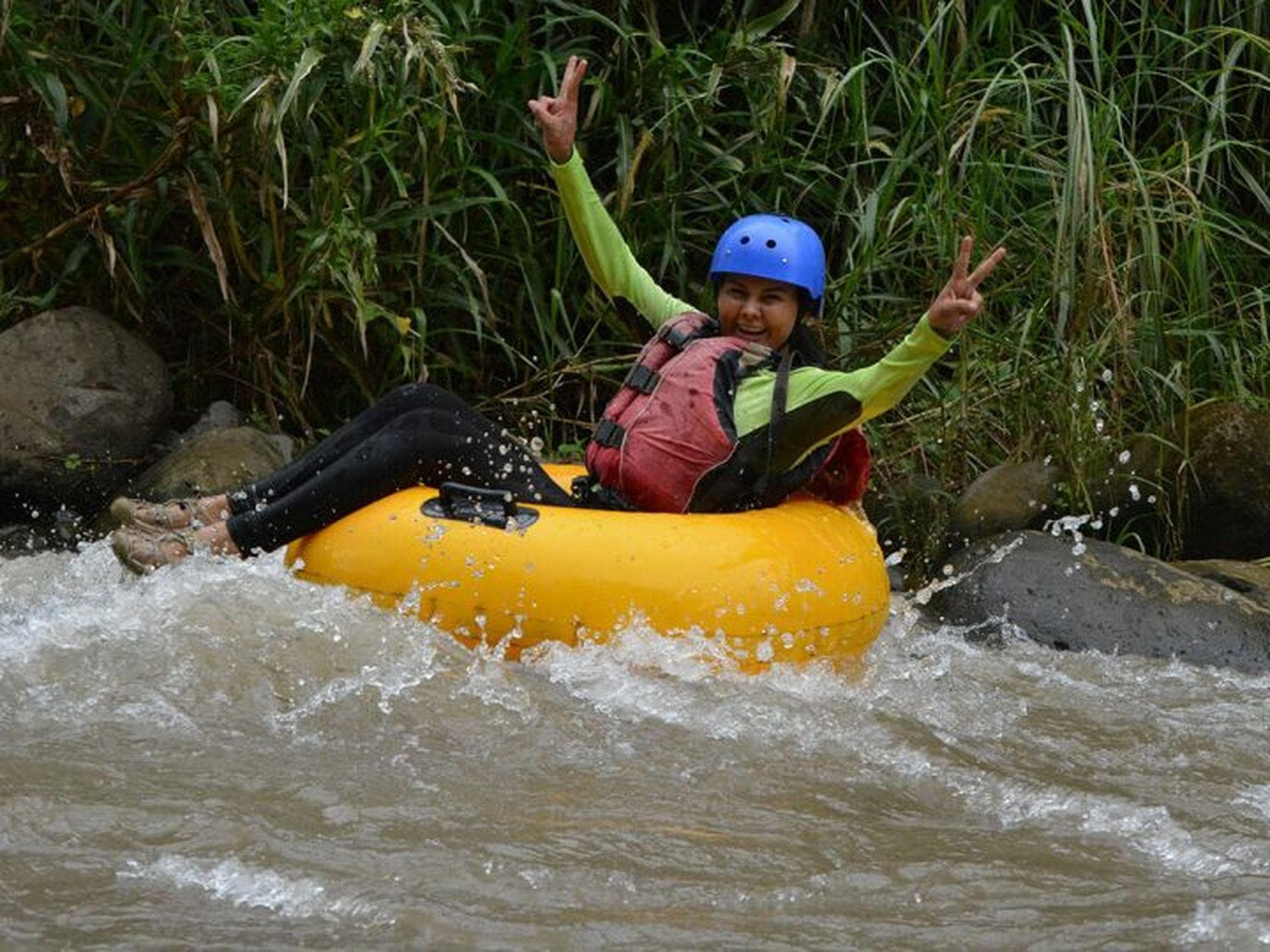 Primary Forest Walk, Waterfall and Tubing Combo Day