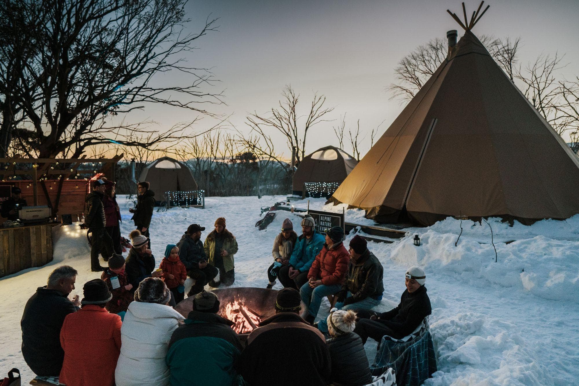 Snowshoeing, Igloo Camping and Skidoo Ride at Mount Hotham