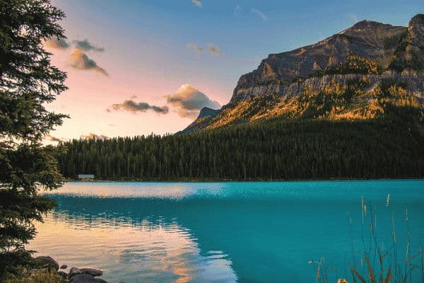 Experience the sunrise at Lake Louise and explore the beauty of Moraine Lake.