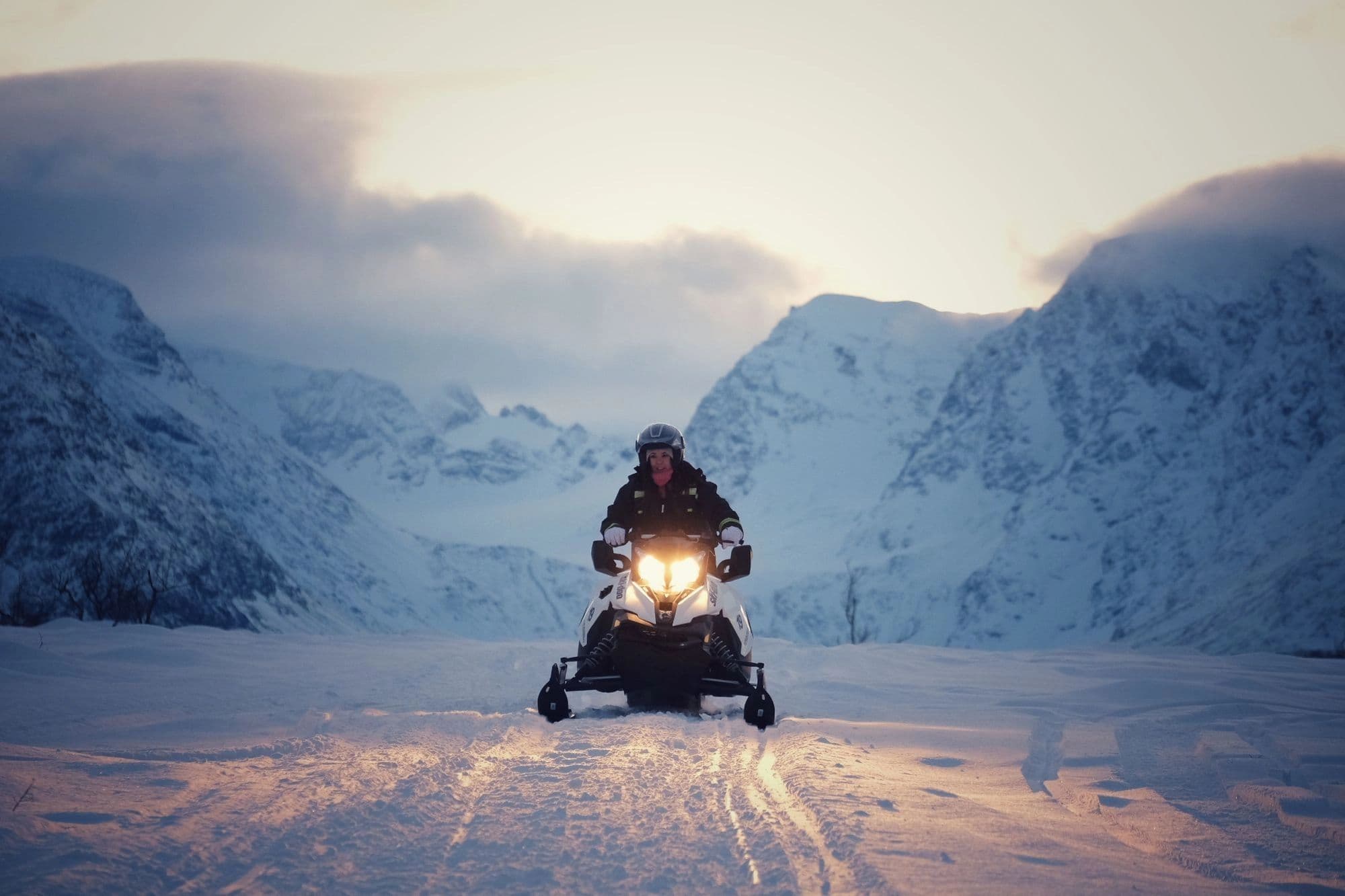 Snowmobile safari in Tromsø