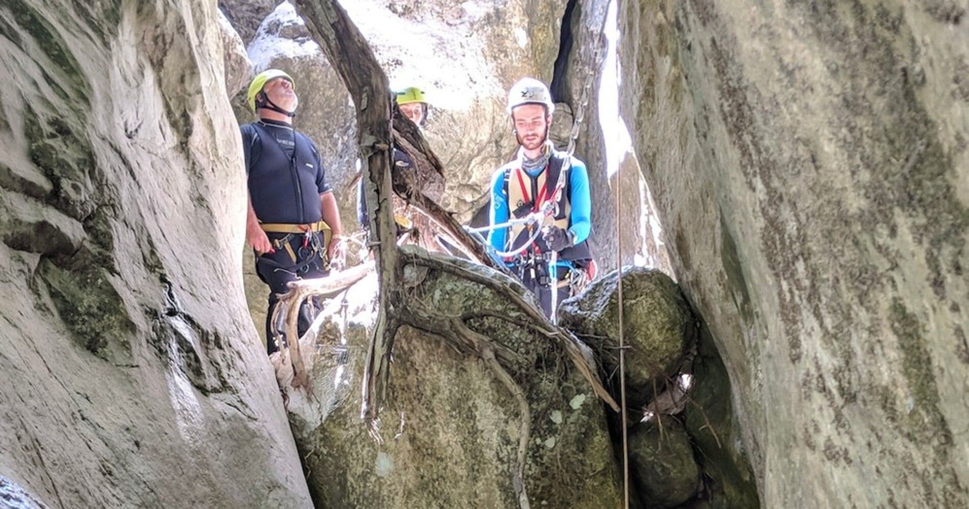 Canyoning at Deos Canyon, Metsovo