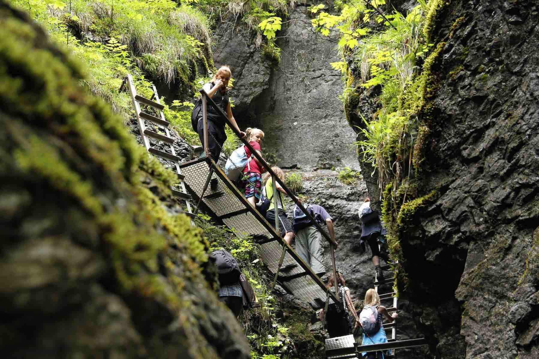 Hiking the Suchá Belá Gorge, Slovenský Raj National Park