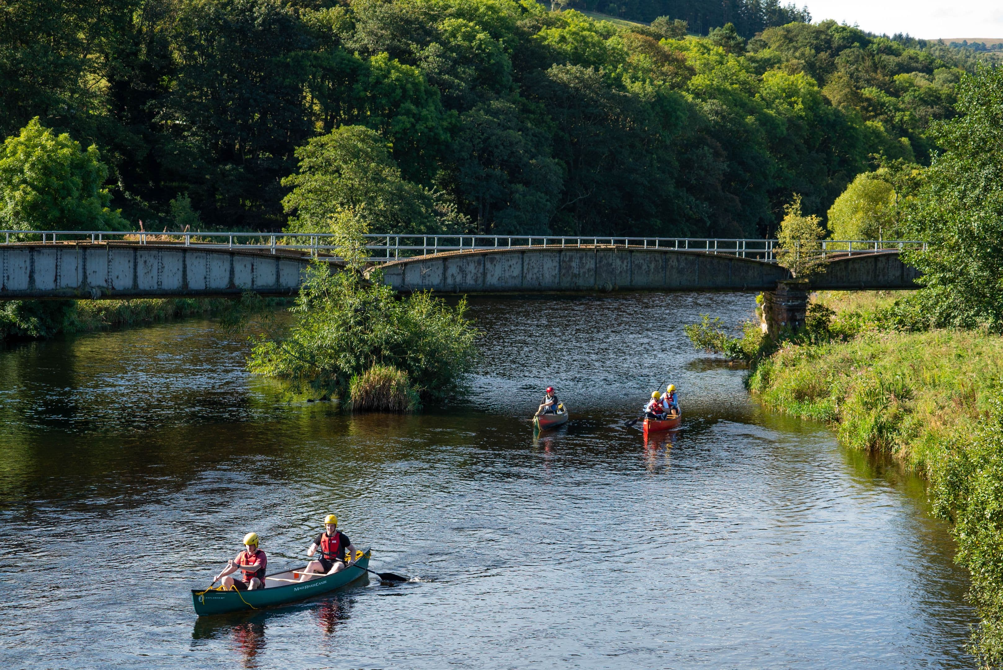 Canoeing from Stobo to Peebles